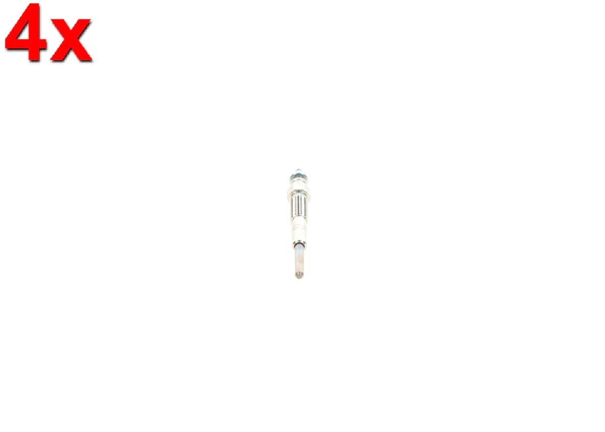 BOSCH 4x Glow Plugs For TOYOTA Coaster Dyna 150 Land Cruiser 69-08 0250202097