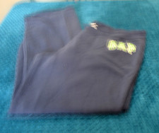 Womens size XL Gap stretch sweatpants Navy with Logo