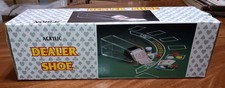 Noble Acrylic Dealer Shoe With Cards Excellent Condition