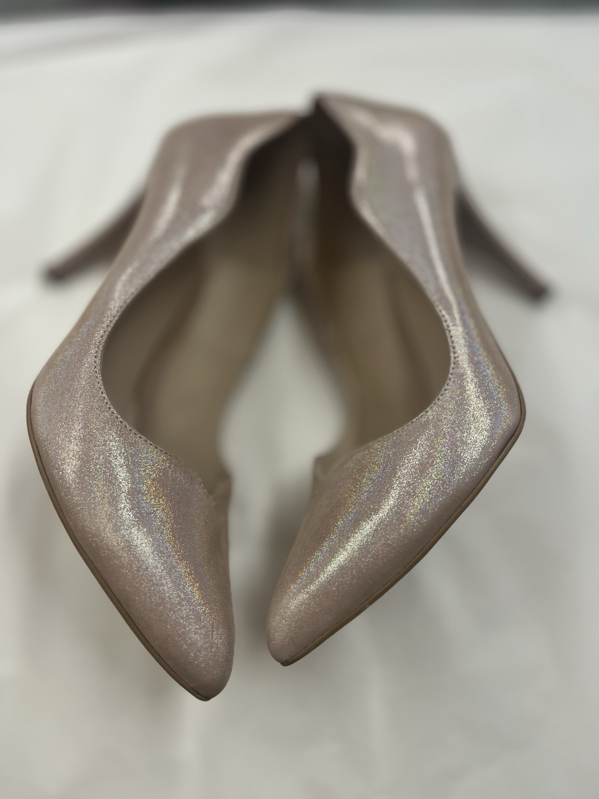 Emis Nude Pink Size 39 Heels & Matching Clutch Bag Rrp £165  Mother Of The Bride image 2