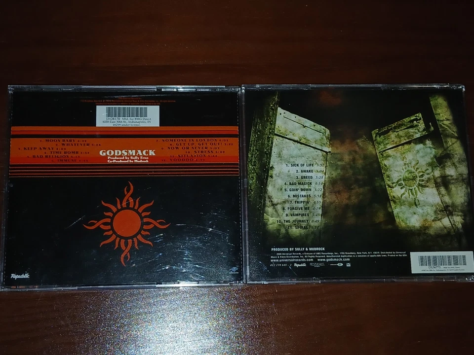 Godsmack 2 CD Lot Foto 2 de 4