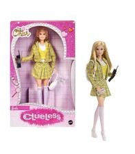 Barbie Signature Clueless Cher Collector Doll with Yellow Plaid Suit NIB