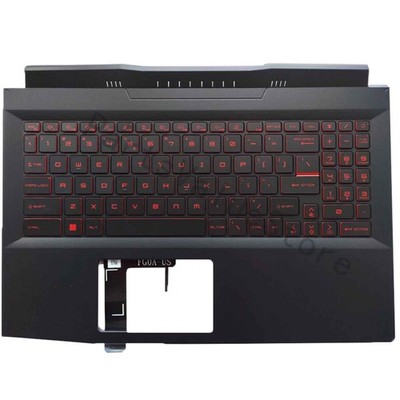 New MSI Katana GF66 MS-1581 1582 11UE Black Palmrest Keyboard Red Backlit US