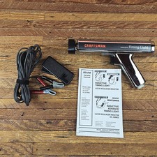 Vintage Sears Craftsman Timing Light Gun 161.213400 Made In Usa With Adapter