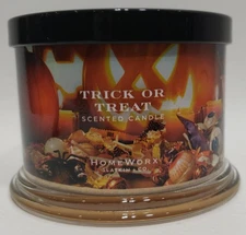 HomeWorx by Slatkin & Co. "Trick or Treat" Scented Candle