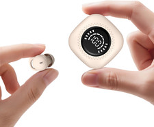Sleep Headphones, Invisible Sleep Earbuds for Side Sleepers Beige Small Nois