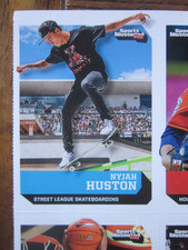 SPORTS ILLUSTRATED FOR KIDS Nyjah Huston Skateboarding Rookie Card Quin Talley