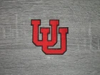 Utah Utes University of Utah College  Embroidered Iron On Patch 3" x 2.75"