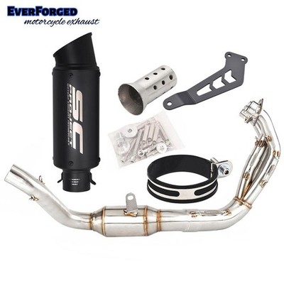 For Yamaha MT09 FZ09 2020-2024 Full Exhaust System Muffler Header Tips Pipe