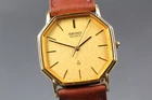 [Exc+5] Vintage SEIKO Chariot 6030-5590 30mm Gold Quartz Men's Watch From JAPAN