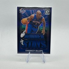 2024-25 Panini Donruss Optic Winner Stays Billups Pistons #18 Purple Prizm