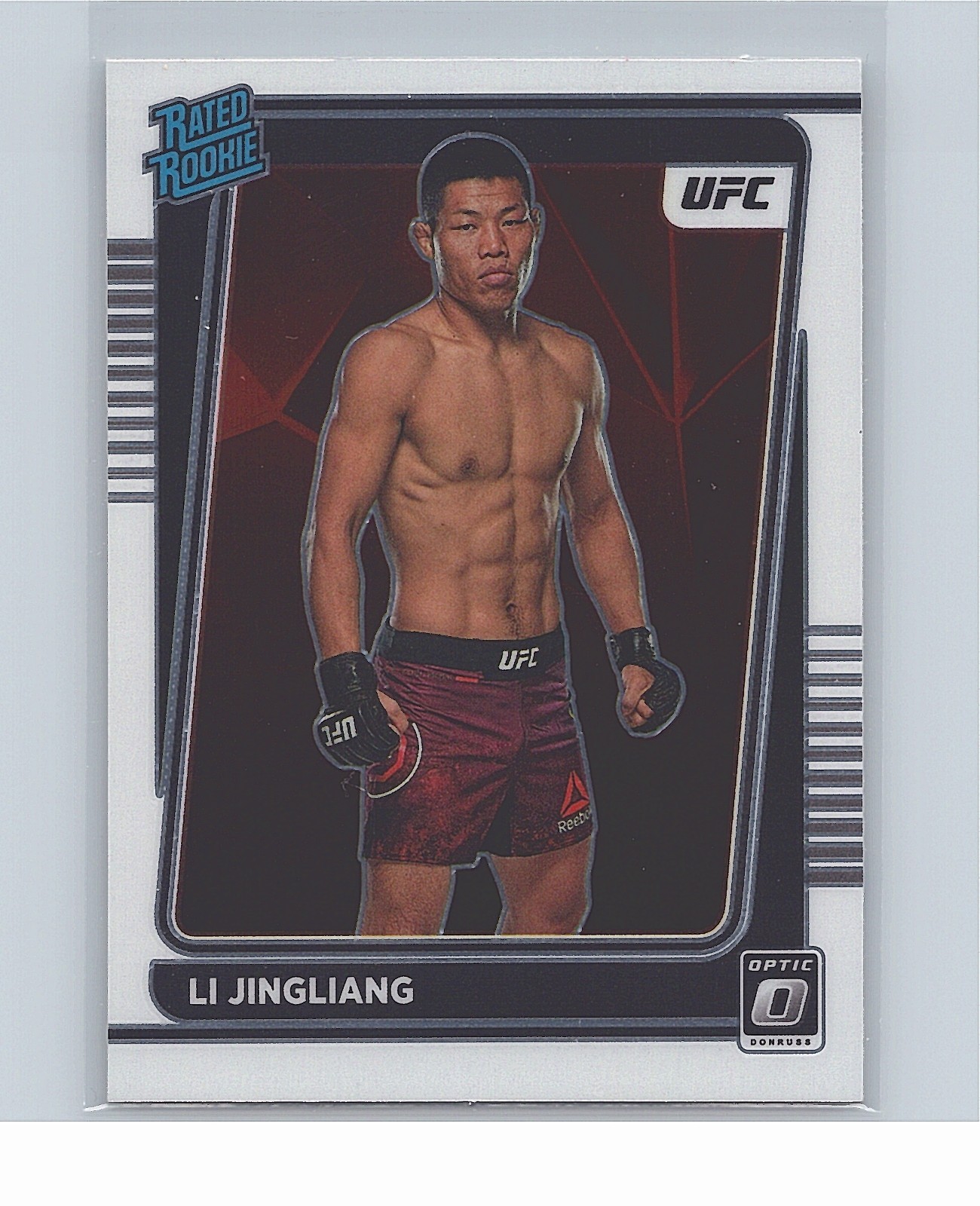 2022 DONRUSS OPTIC UFC BASE RATED ROOKIE RC #113 LI JINGLIANG WELTERWEIGHT