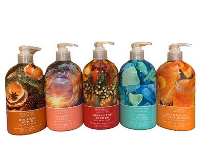 Slatkin 22oz Gel Hand Soaps with pump ,NEW choose scent Great Low Price!