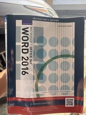 Microsoft Office 365 Word 2016 Instructors Edition