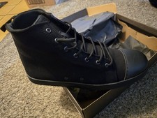 NEW Woobies Black MOD-2 High Top Canvas Shoes - Size Men's 11.5