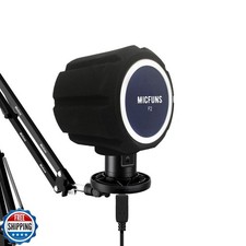 micfuns F2 Professional Microphone Windscreens Pop Filter, Acoustic Filter fo