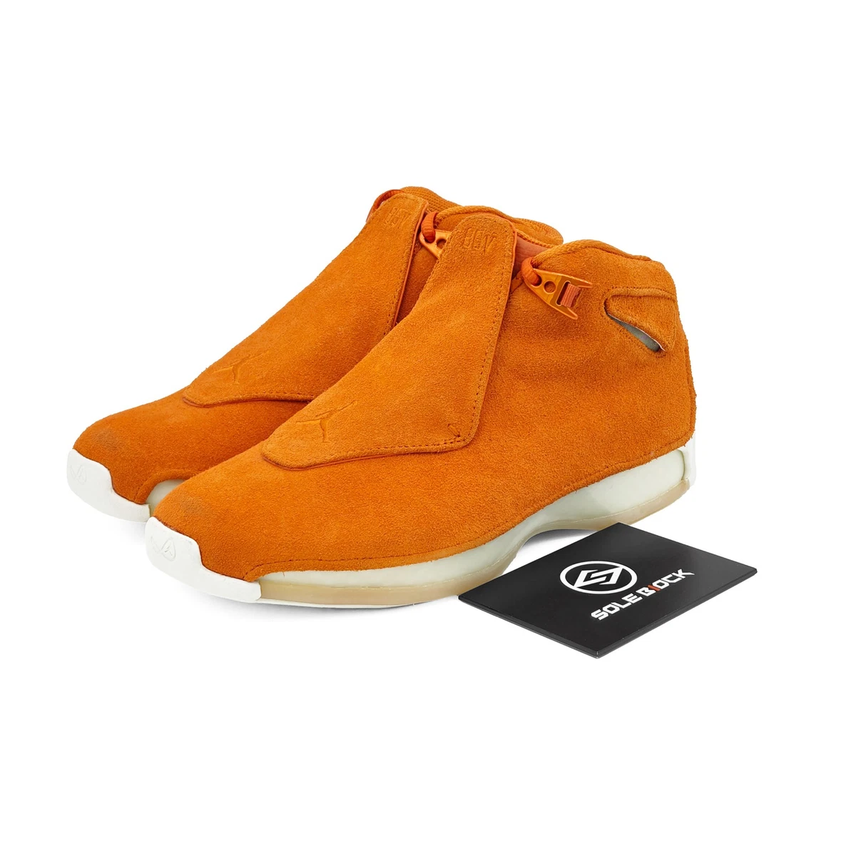 Preços baixos em Jordan 18 Retro Orange Suede | eBay