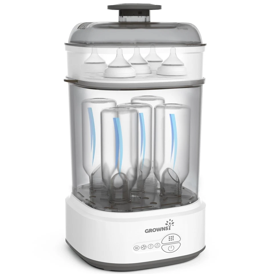 Esterilizador e secador elétrico de mamadeira com design que economiza espaço - Tranquilidade - Imagem 3 de 4