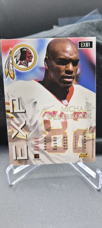 1999 Playoff Prestige EXP - Michael Westbrook #EX61 - Image 2 of 2