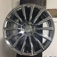 4 Set Of Brand New S550 Style 20 Chrome Rims Wheels Fits Mercedes Benz 4 Set Of Brand New S550 Style 20 Chrome Rims Wheels Fits Mercedes Benz