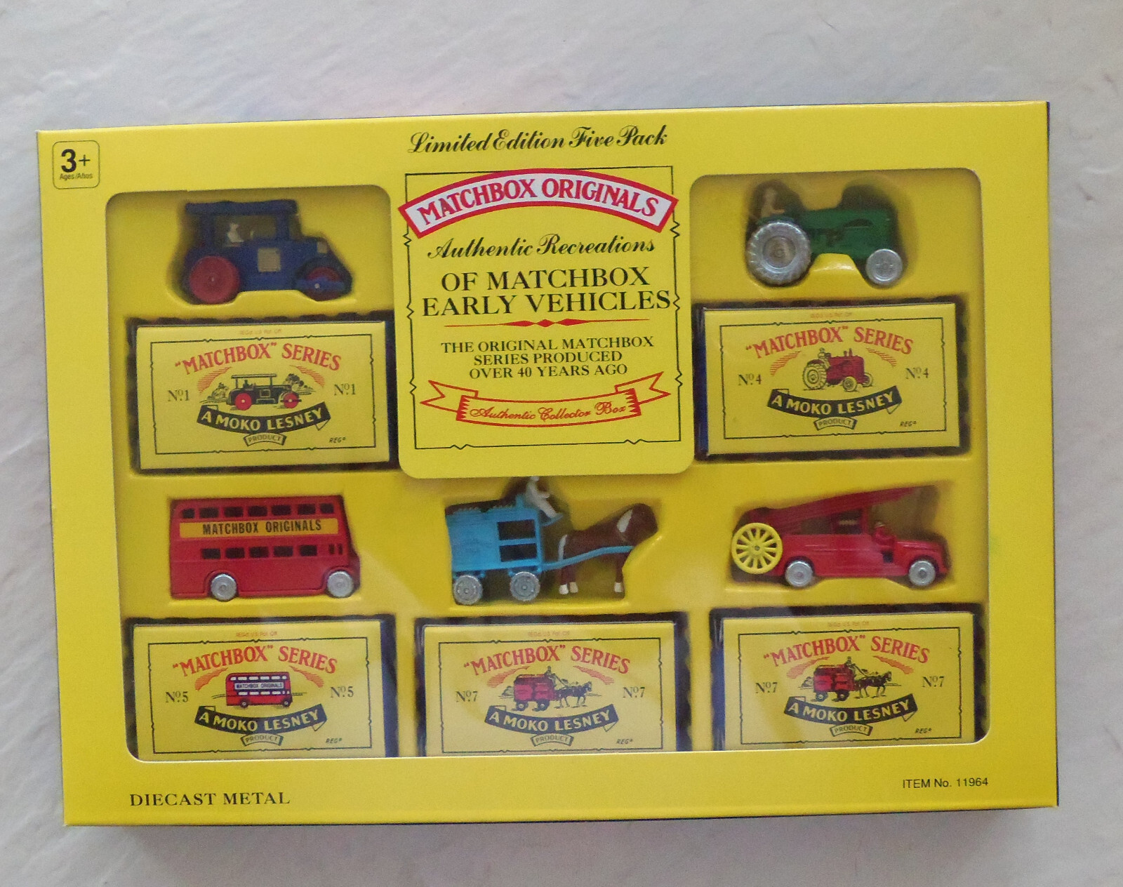 Limited Edition 5Pack Matchbox Originals Authentic Recreations