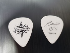 Godsmack Robbie Merrill Signature White Guitar Pick Tour