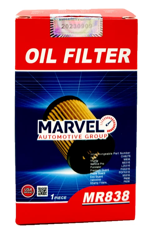 Filtro de aceite sintético Marvel MR838 (99610722552) para Porsche Cayenne 4,5 L 03-2006 Foto 4 de 4