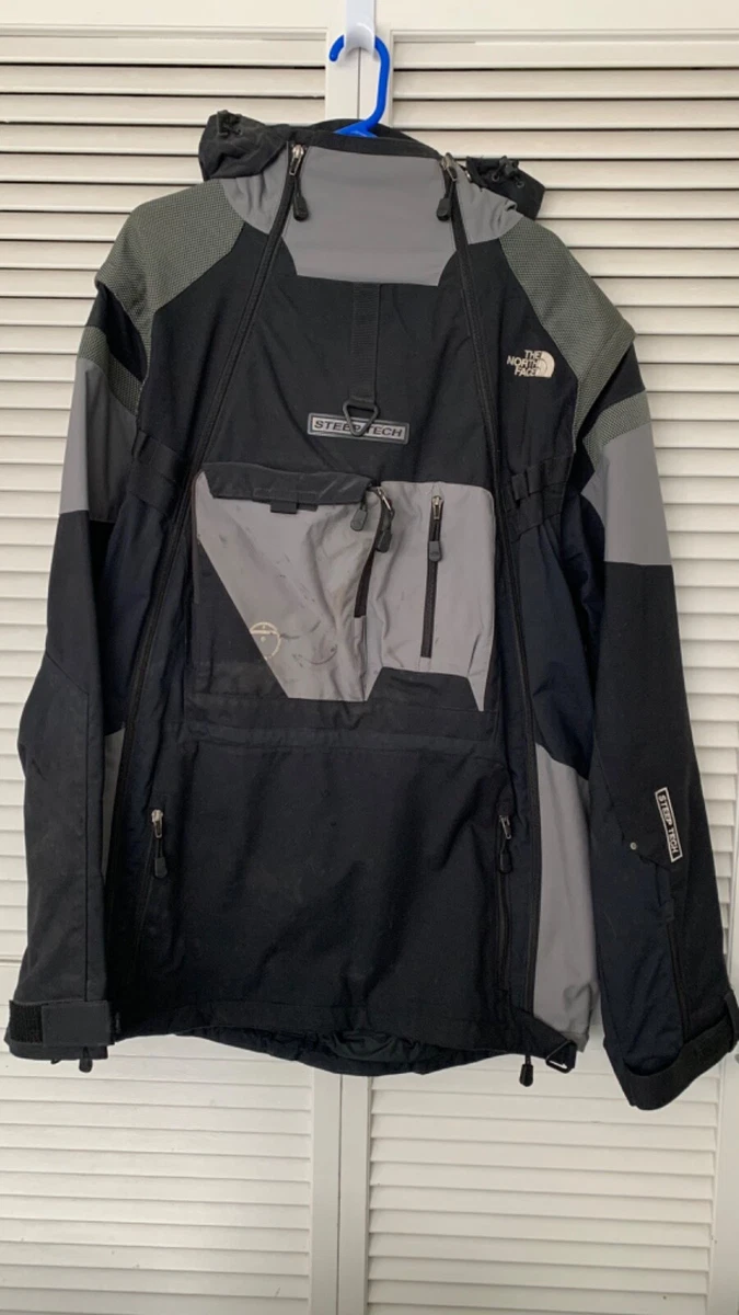 RARE Men's The North Face Steep Tech Dolomite Transformer Jacket XXXL Black Gray