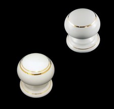 White Porcelain Ceramic Cupboard Wardrobe Doo...