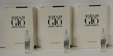 ACQUA DI GIO EAU DE PARFUM 0.04 fl oz GIORGIO ARMANI SPRAY FOR MEN (3 Vials)