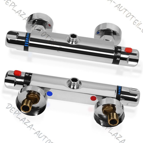 Thermostatische Brausethermostat Duscharmatur Thermostat Mischbatterie Bad 1/2“ - Bild 26 von 26