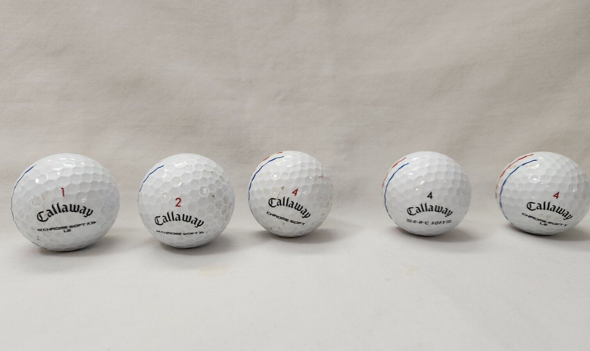 Callaway Chrome Soft ゴルフボール 4個セット FOUR Callaway Chrome Supersoft SPORTS Golf Balls -One of