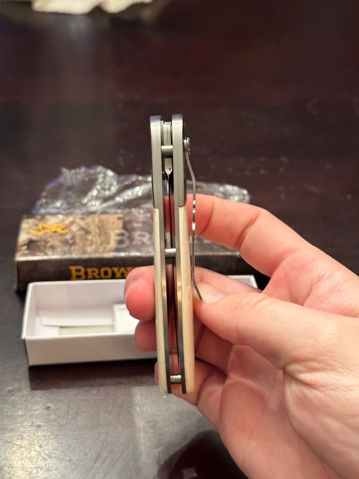 BROWNING "QUAIL FOREVER" POCKETKNIFE NEW IN BOX SINGLE BLADE eBay