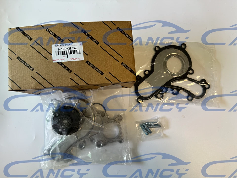 New OEM Drive Belt Tensioner Pulley Water Pump Kit for Toyota Tundra 5.7L - Image 3 of 4