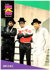 RUN DMC  ProSet SuperStars MusiCards  1991  USA  1st Ed. CARD  35Yrs!  # 134