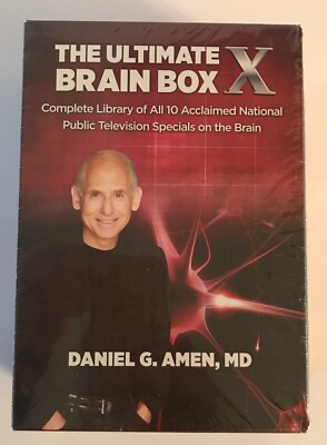 The Ultimate Brain Box X - Daniel G. Amen DVD 2015 PBS 10 Specials +++ NEW!!!!!!