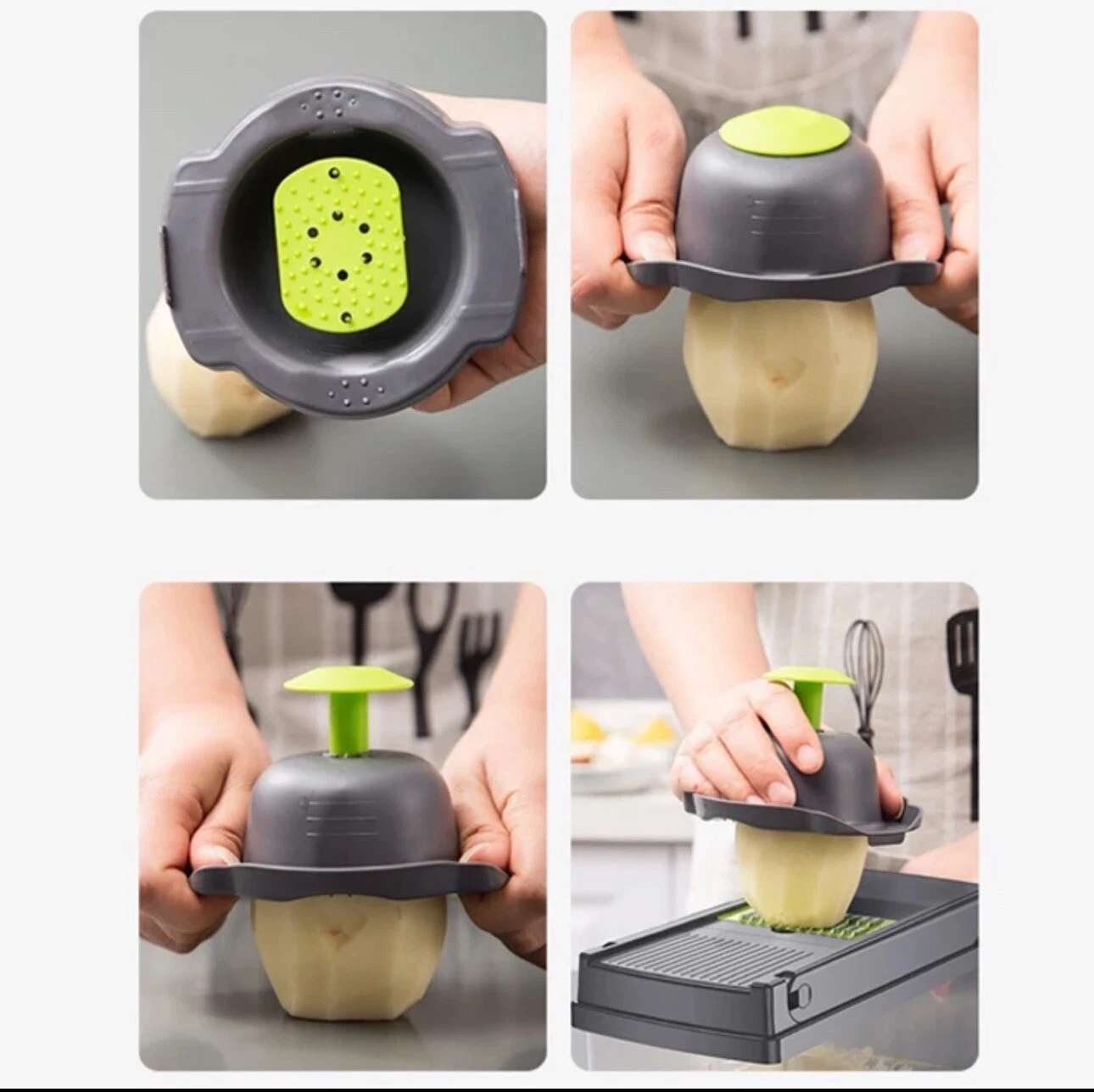 Professional 15-in-1 Vegetable & Fruit Chopper – Onion Dicer Veggie Slicer Food
Opens in a new windo