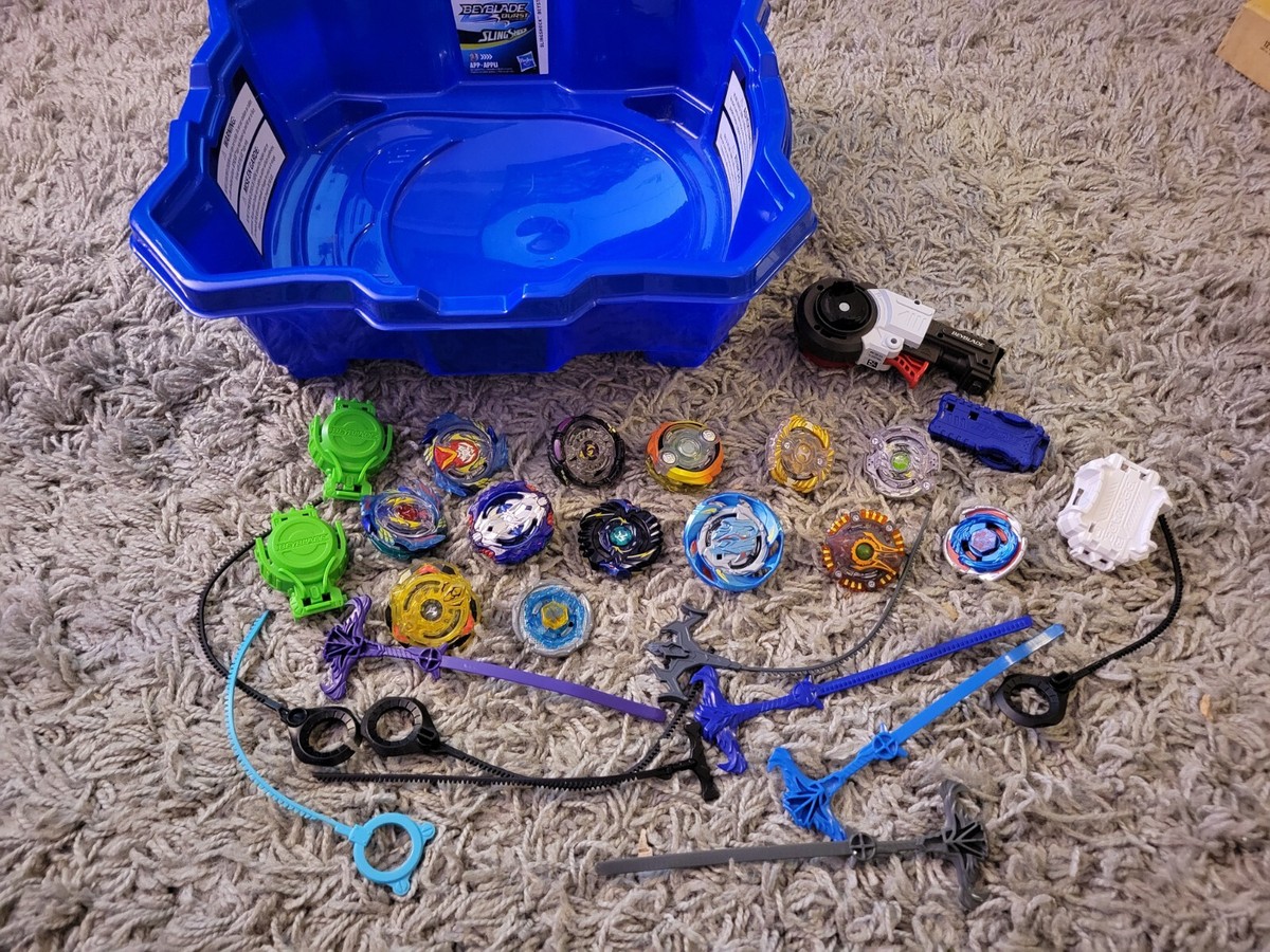🔥🔥🔥 Beyblade Burst Turbo Slingshock Stadium Beyblade Burst Rise Hasbro  LOT