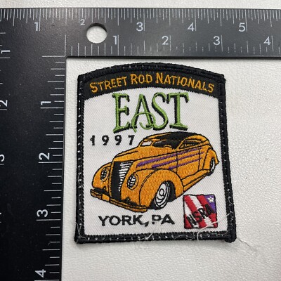 Street Racing Patch 1997 STREET ROD NATIONALS YORK PENNSYLVANIA NSRA Cat Racing Patch 20PB ...