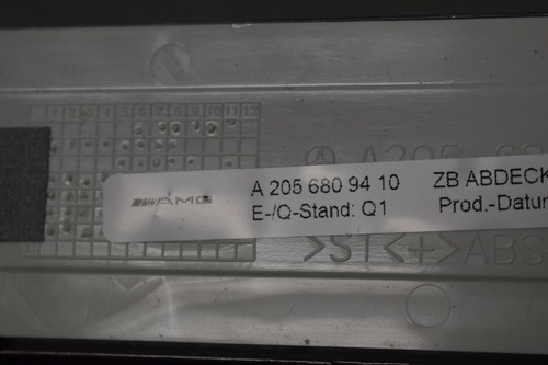 2015-2021 MERCEDES BENZ C 63 AMG S BASE SCUFF PLATE LEFT SIDE FACTORY OEM - Picture 5 of 6