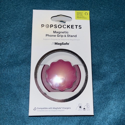 Popsocket Magsafe Magnetic Phone Grip & Stand In Molded Flower Red Wine ~ New ~ - Picture 6 of 6