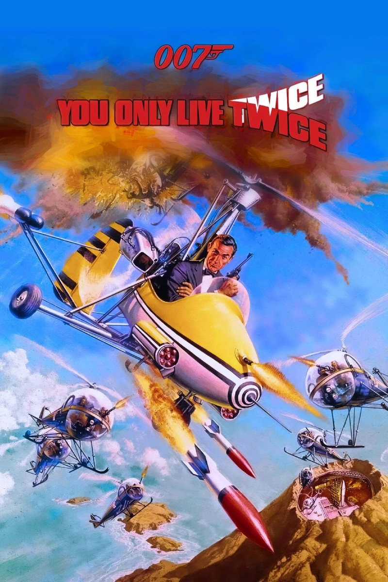 1967 You Only Live Twice Movie Poster 11X17 007 James Bond Sean