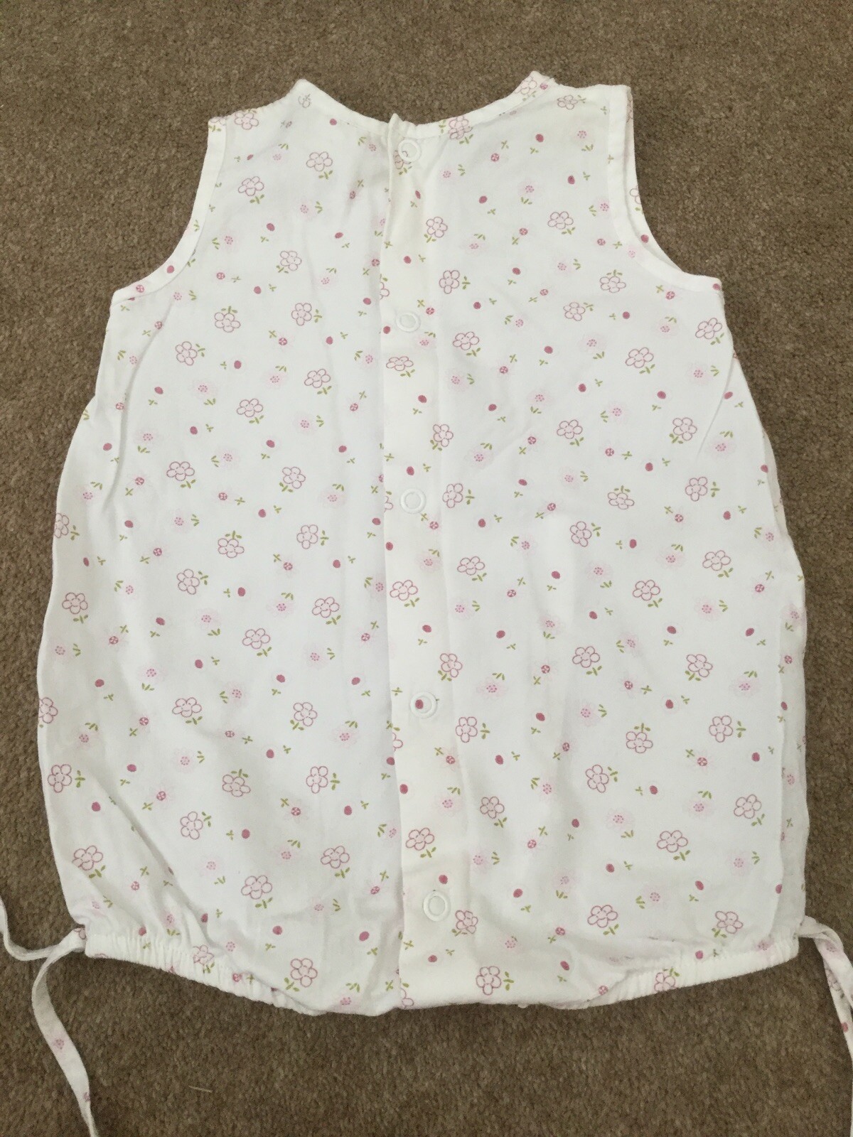 Baby Girls Floral Sleeveless AllInOne Shorts, Baby Bruin, Size 03