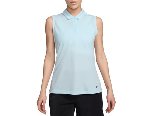 NWT Women's Nike Dri-FIT Victory Sleeveless Golf Polo S,M MSRP $55 - Picture 2 of 9