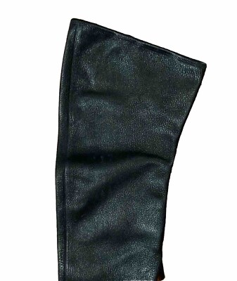 Miu Miu Black Leather Thigh High Boots Size 38.5 US 8.5 | eBay