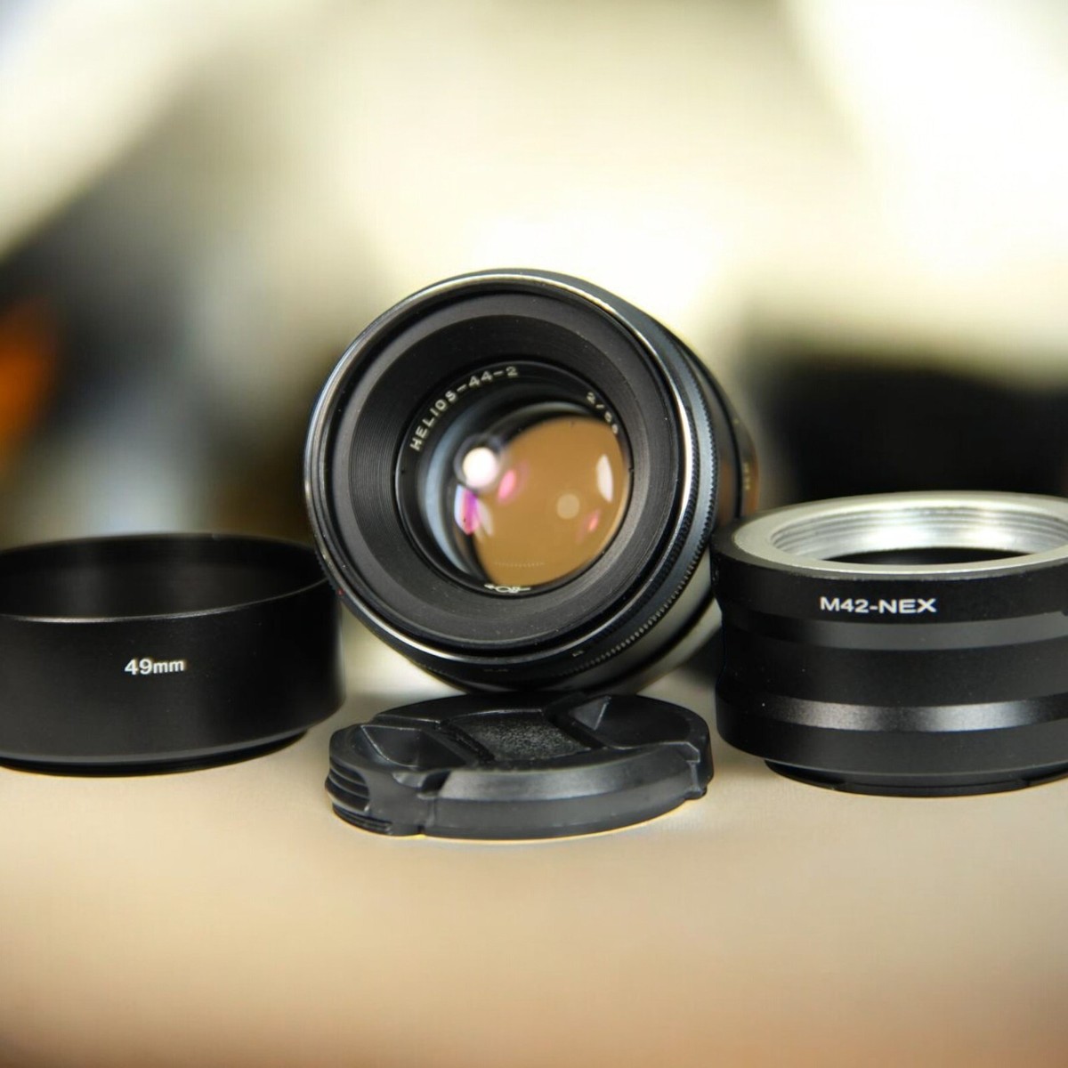 Helios-44-2 58mm f/2 Portrait Lens - Legendary Swirly Bokeh M42