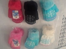 new boyS and girls warm fashion kids mitten gloves ...lot of 2 pairs