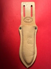 USA Leather Pliers Pouch Holds 6" Pliers, 6" Adj Wrench, 5WR Vise Grips etc USA
