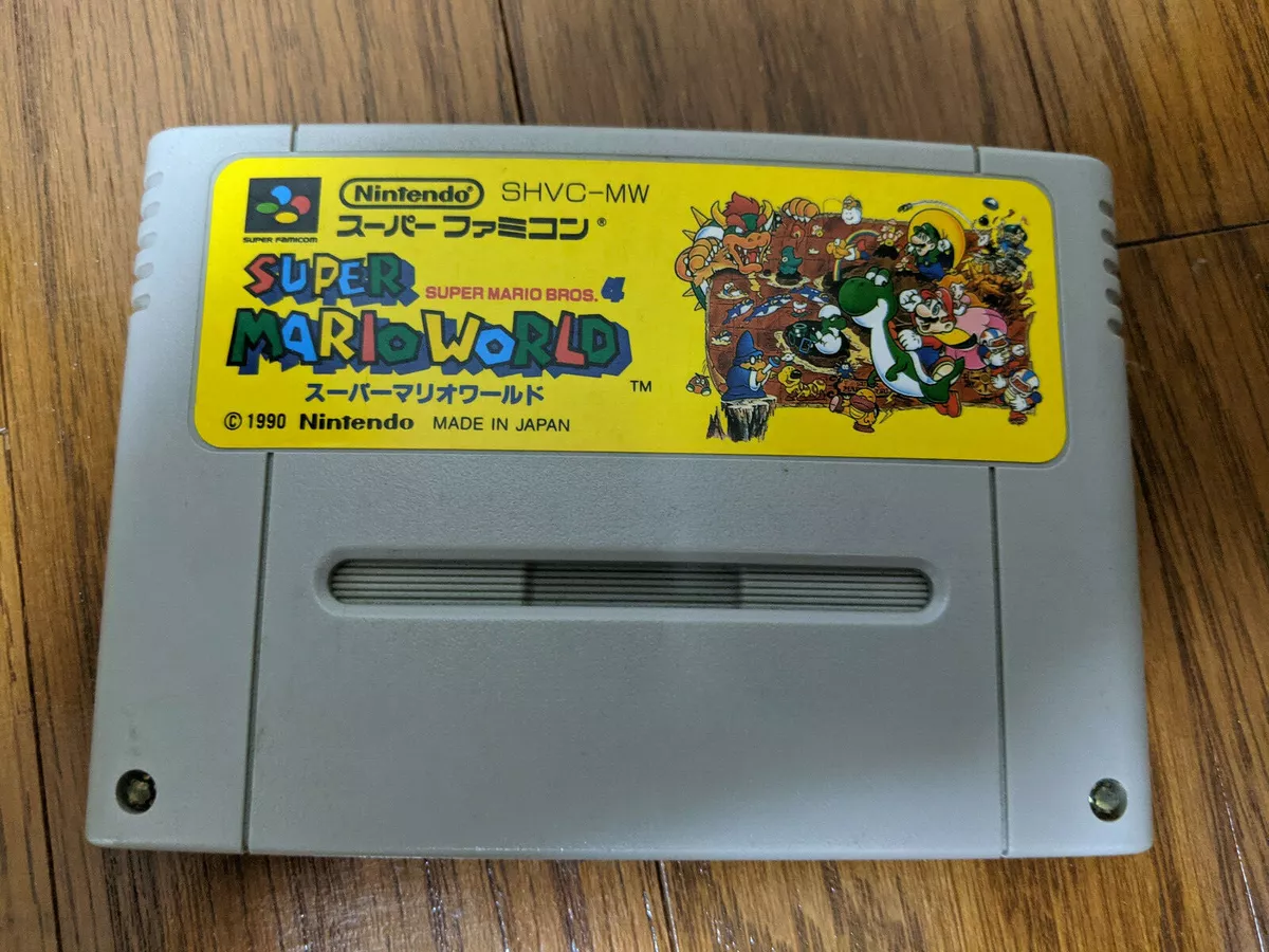 Super Mario World [ Nintendo Super Famicom SFC ] Japan Import Cartridge Only