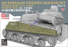 Heavy Hobby LM-35030 WWII US. Army PACIFIC WAR SHERMAN WOODEN ARMOUR SET Type A